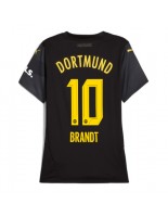 Borussia Dortmund Julian Brandt #10 Venkovní Dres pro Dámské 2024-25 Krátký Rukáv